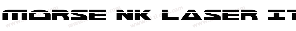 Morse NK Laser Italic字体转换